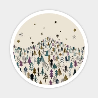 Forest Trees Magnet